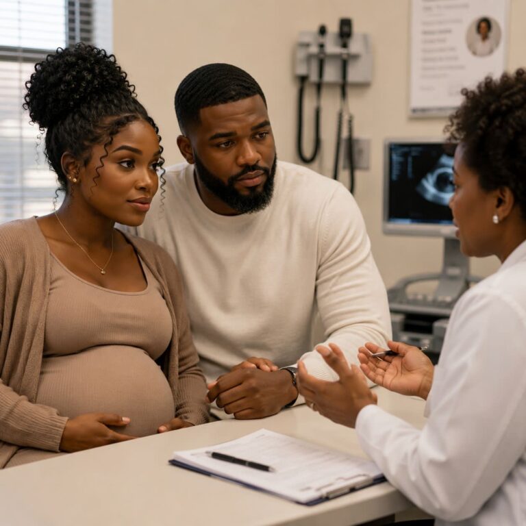 How to Advocate for Your Partner During Antenatal Visits (Especially as a Black Woman)